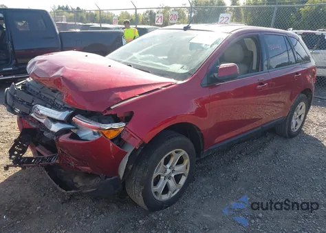 2014 Ford Edge Sel z USA, uszkodzony, nr VIN 2FMDK4JC0EBB80643